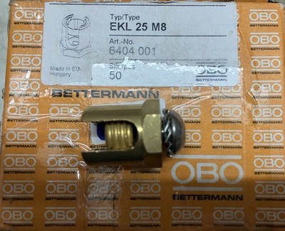 OBO EKL 25 M8 Erdung Potentialausgleich ganze Schachtel ca. 50 St.