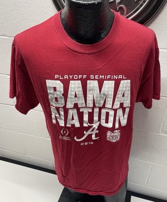 Alabama 2016 Playoff Semifinal T-Shirt Large Peach Bowl Bama Nation