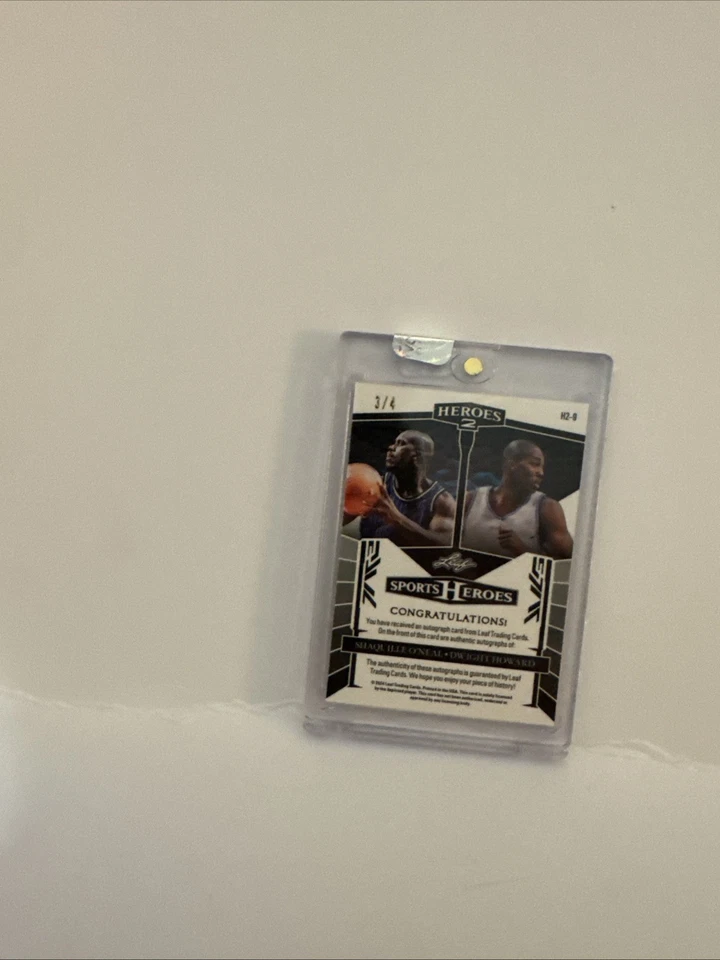 Shaq doble automático Leaf Hero’s 2 2024 y Dwight Howard Foto 2 de 2
