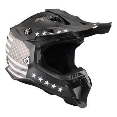 LS2 Subverter EVO MX Motocross Helmet 76 Matte Black/White/Gray Medium