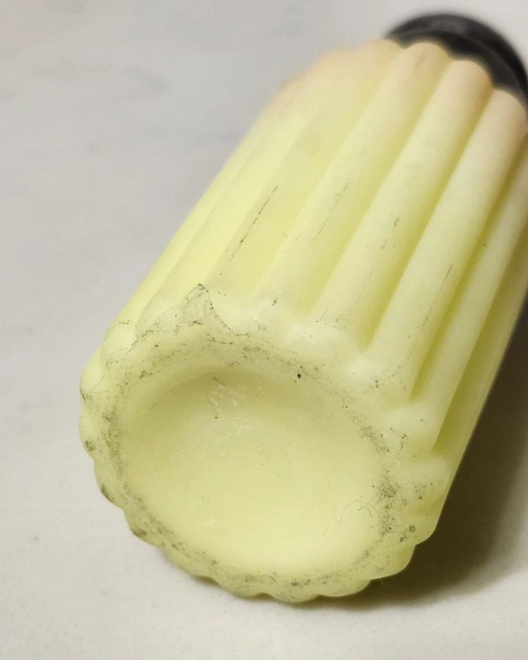 Антикварный ребристый бирманский шейкер из художественного стекла - Изображение 4 из 4