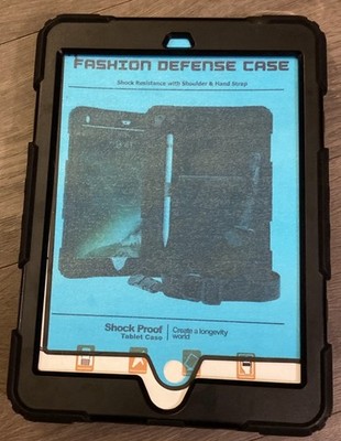 SEYMAC (iPad 9th/8th/7th Generation) Case 10.2'' Shockproof + Screen Protector Bl