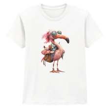 Maglietta Cool Flamingo Studente Ragazze Ragazzi Bambini Regalo per Bambini