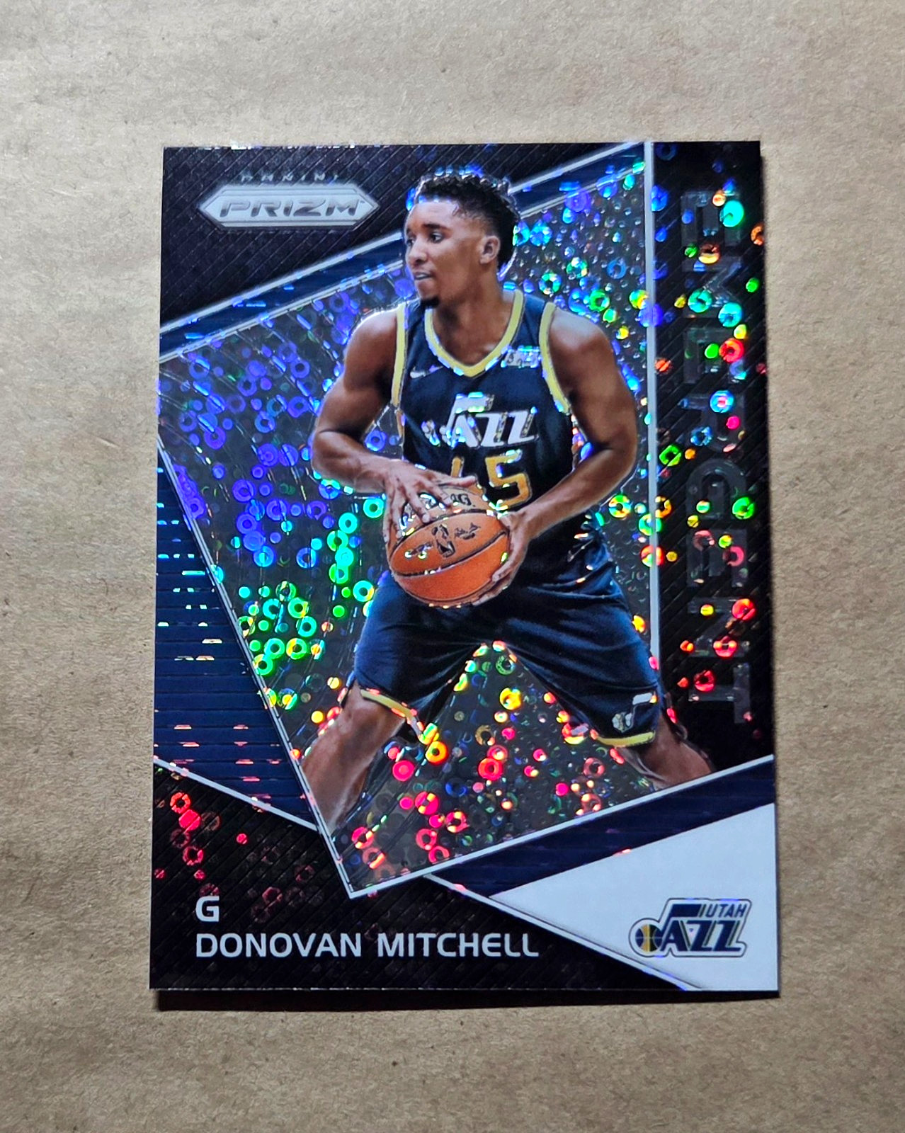 DONOVAN MITCHELL ~~~ ROOKIE PRIZMS FAST BREAK ~~~ 2017 panini prizm parallel RC