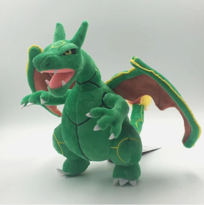 Charizard Combined with Rayquaza Fusing Form Plush Doll Soft Toy Teddy