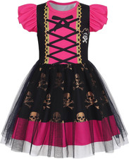Girls Princess Dress Short Flutter Sleeve Tulle Costume Dress up Toddler Kids Ha