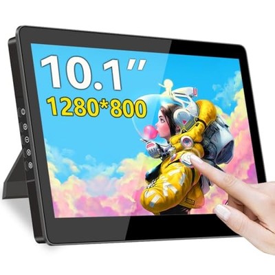 10.1  Touch Screen Monitor, IPS 1280x800 Small USB-C 10.1 Inch 1280×800 Touch