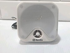 Herdio 4" Boat Speaker white marine audio. Waterproof. wired speaker loud only 1