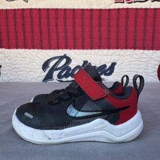 Size 5c - Nike Downshifter 12 Baby Toddler Shoes Gray/Red DM4191 001