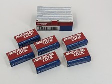 6 Pack American Lock S1106RED LOTO 6Pin Security Padlock 1-1/2" Keyed Different