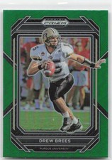 2023 Panini Prizm Draft Picks #35 Drew Brees Prizms Green