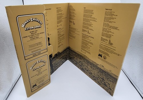 LP - Elton John - Honky Chateau - MCA/UNI (1972) - Gatefold with Lyrics - Picture 3 of 5