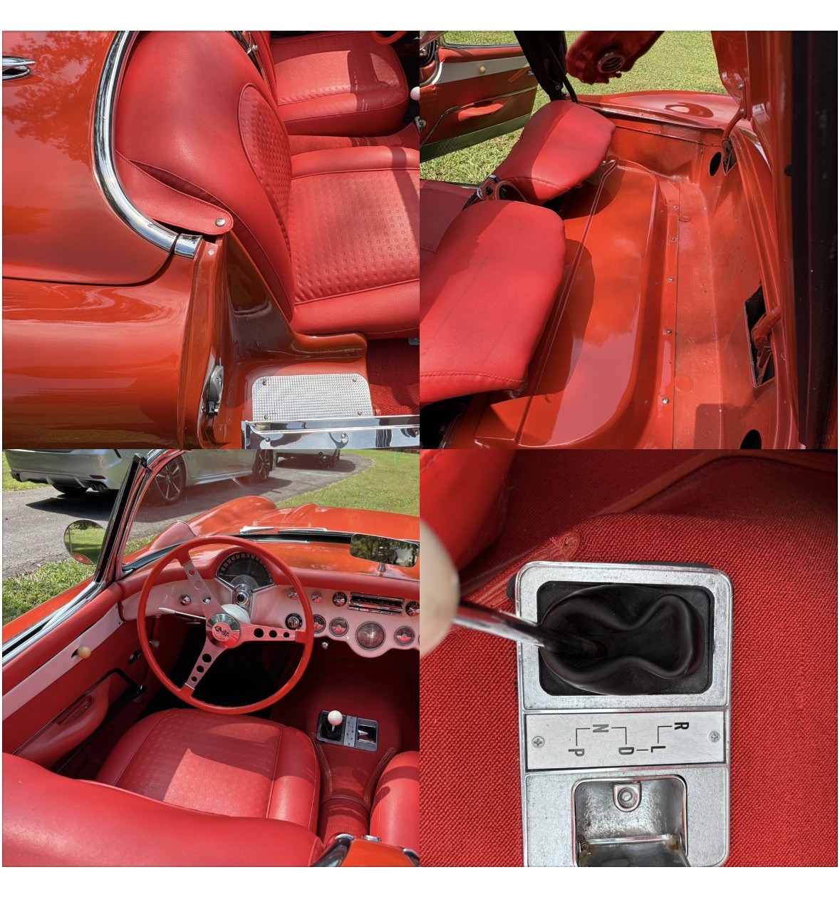 1956 Red Chevrolet Corvette   | C1 Corvette Photo 4