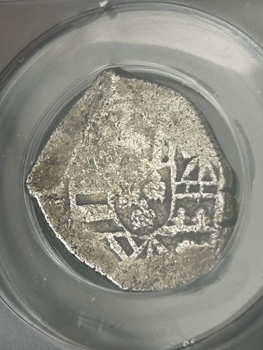 SASA 1701-1714 Mexico Silver 4 Reales Philip V Anacs F12 - Picture 3 of 5