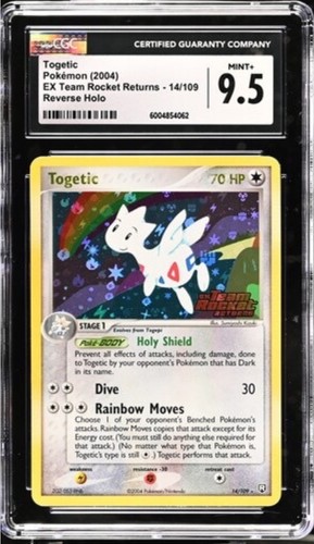Togetic graded CGC 9.5 for sale on eBay