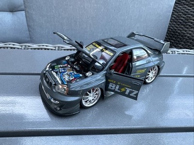 Kentoys 1:24 Subaru Impreza WRX STI 2003  grau  Extreme Tuner  ohne OVP    GMA32