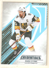 Mark Stone 2024-25 UD Credentials Base Card #70 Golden Knights