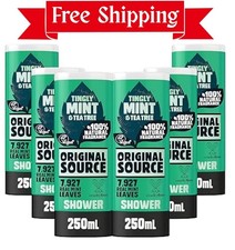 Original Source Mint and Tea Tree Shower Gel, Pack of 6 x 250 ml
