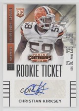 2014 Panini Contenders Christian Kirksey #133 Auto 0k0
