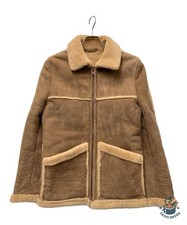 sawyer of napa Shearling jacket Size: 36 Beige Men