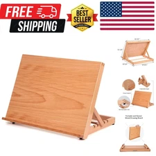 5-Position Wood Drafting Table Easel Drawing and Sketching Board, 16 1/2 Inch...