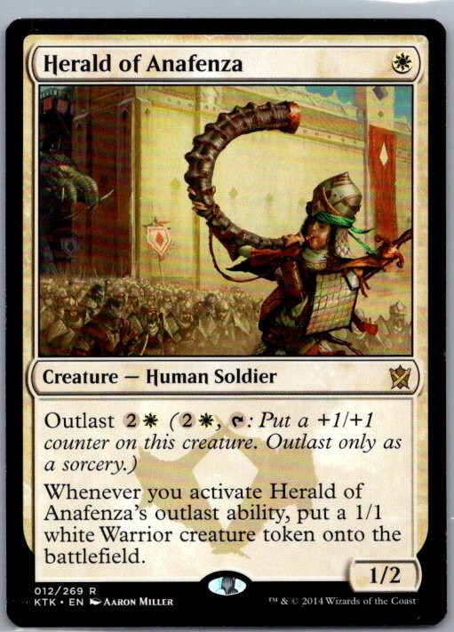 #12 Herald of Anafenza Khans of Tarkir Rare