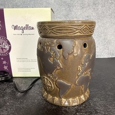 Scentsy Authentic Warmer MAGELLAN Globe World Map Atlas Retired NEW IN BOX