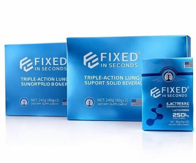 Triple Action Lung Support Powder 30 Sachets NAC, EGCG, Quercetin, Resveratrol..