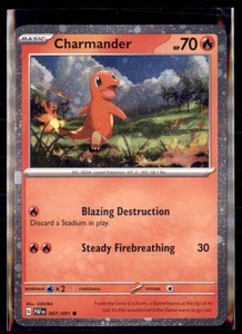 ebay charmander pokemon card Original 1995 Retreat Cost Charmander - 008/078 -Pokemon Go