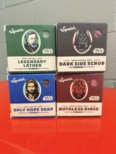 Dr. Squatch Star Wars Limited Edition 4 bars Yoda, Luke, Vader, Maul, 5oz x4