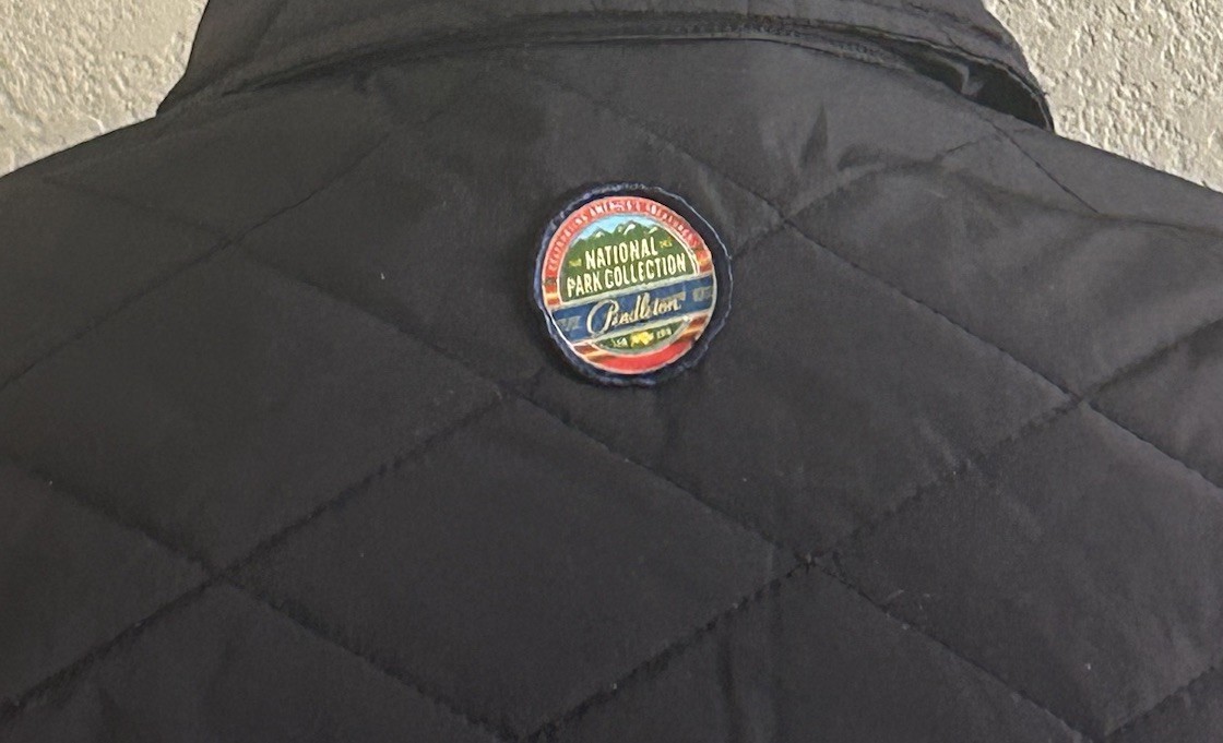 Pendleton  Black Quilted Utility Black Jacket Siz… - image 8