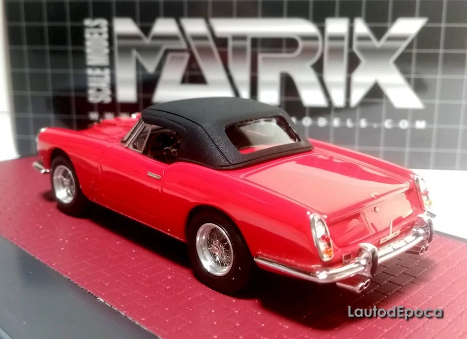 1/43 MATRIX SCALE MODELS - FERRARI 400 SUPERAMERICA PININFARINA CABRIOLET CLOSED - Immagine 2 di 3