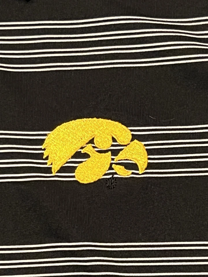 🟨🟨🟨 NIKE DRI-FIT IOWA HAWKEYES POLO WOMEN’S LARGE NWOT CAITLIN CLARK FANS ✅ - Image 2 of 4
