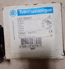 TELEMECANIQUE LC1 D65V7 CONTACTOR 400V 50 60 HZ 30KW 400V 50HP 460V NEW IN BOX