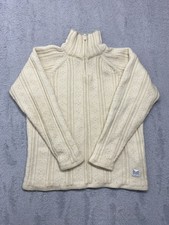 Dale Of Norway Wolle Pullover Cremefarben Water Repellant Damen Gr M