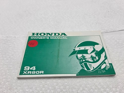 #ad 1994 Honda XR80R Owner#x27;s Manual XR 80R Owner Owners Factory Guide OEM 94 #x27;94 $27.99