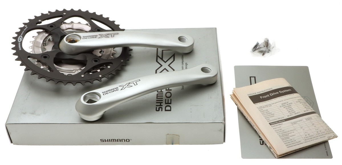 Shimano Deore XT FC-M7504 9 Speed Crankset ISO 170mm Silver 223244