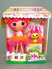 Lalaloopsy Sweetie Candy Ribbon and Pet Puppy 10TH Anniversary IOB 13"