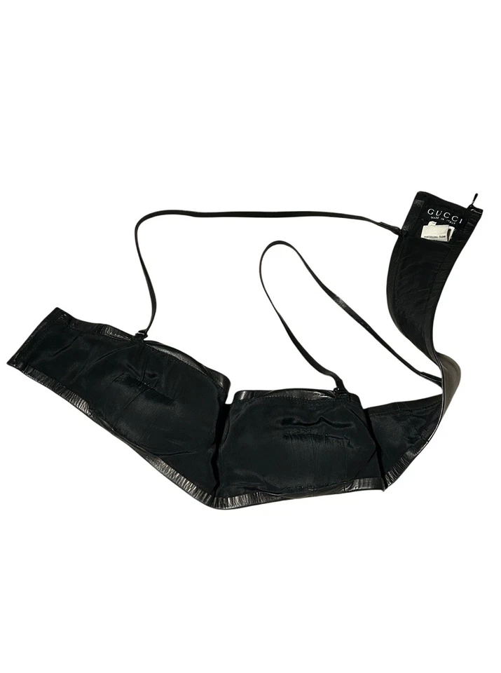 Sujetador Gucci Tom Ford Cuero Bandeau Top Talla 44 Vintage 1998 *modificado* Foto 4 de 4