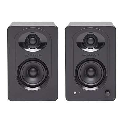 Samson SAM30 3 Zoll aktive Studiomonitore Paar mit Polypropylen-Tieftöner