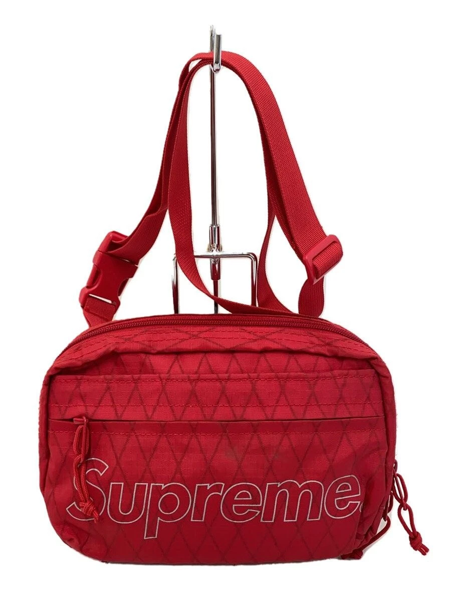 Sac à bandoulière Supreme 18AW nylon rouge sac à bandoulière DIMENTION POLYANT