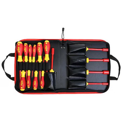 Wiha 32190 Insulated Screwdriver/Nutdriver Set, 15Pc