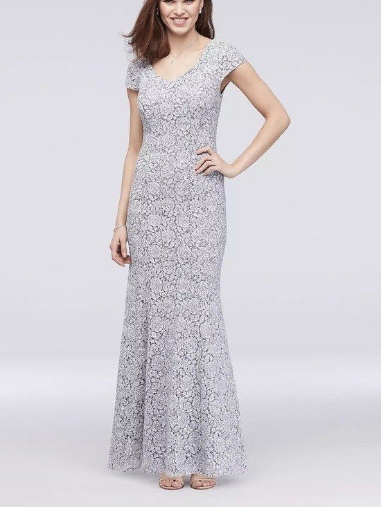 ALEX EVENINGS Evening Gown Formal Dress Size 8 Weddings Mother of the Bride Prom