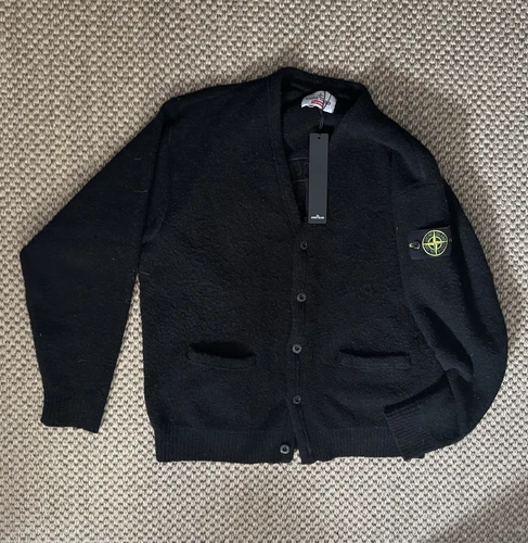 Cardigan bouclé Supreme x Stone Island noir moyen