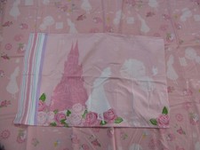Vintage Disney Princess Aurora Sleeping Beauty Fabric Bed Sheet Set