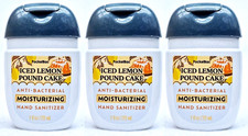 Bath Body Works ICED LEMON POUNDCAKE Pocketbac Moisturizing Sanitizers  Holder