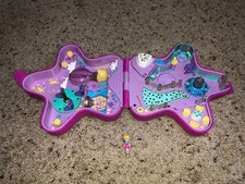 Polly Pocket Fairy Light Wonderland Vintage 1993 Bluebird Star Playset w/ Figure