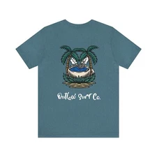 Outlaw Surf Skeleton Hot Tub T-Shirt