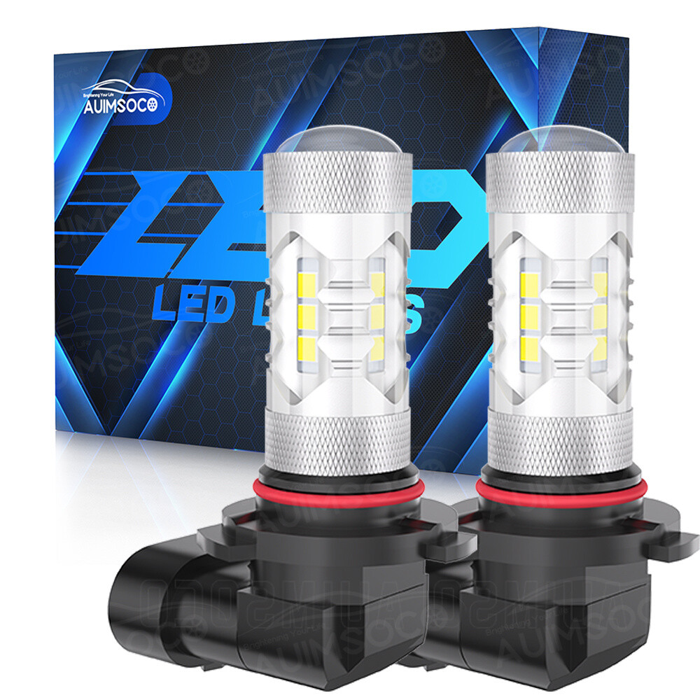 For Ford F-150 F-250 F-350 Super Duty 6000K White LED Fog Lights Bulbs 2Pcs H10