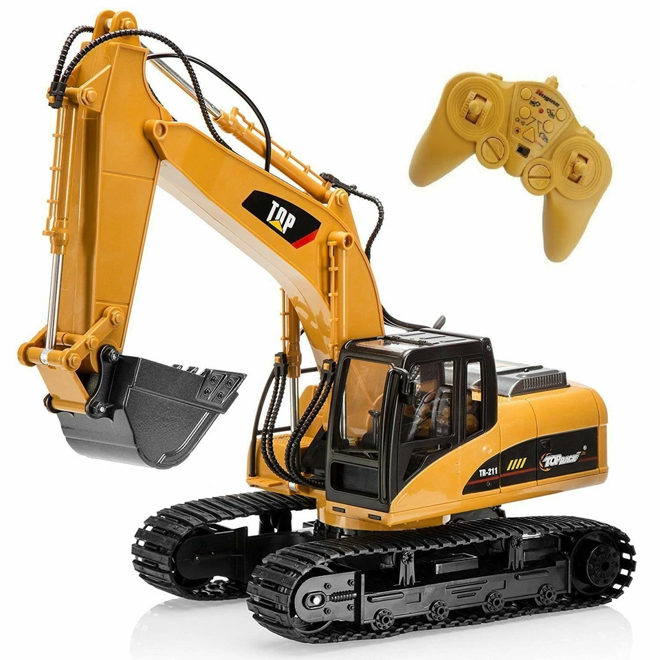 Remote Control Excavator Super Powerful DIE-CAST Construction Bulldozer TOYS - Image 2 of 4